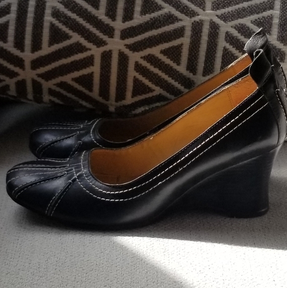 Brazilian leather wedges - Picture 5 of 7